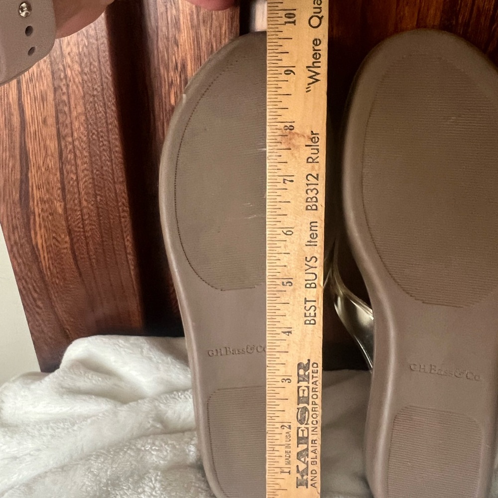 G. H. Bass & Co. Leather Upper womens 8.5 Sunjuns Sandals, good condition - Picture 10 of 12
